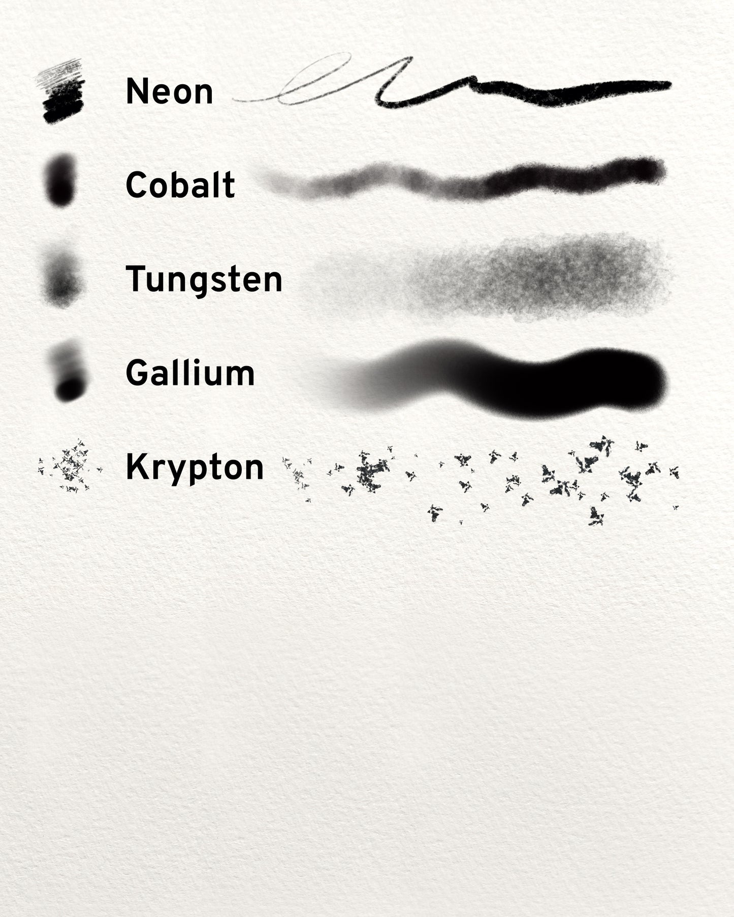 Elementary Brush Pack - Brushes for Procreate